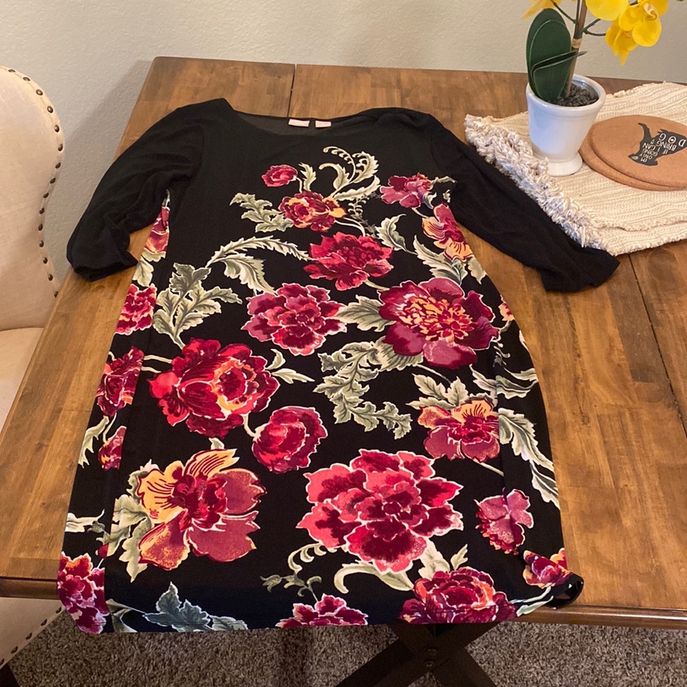 Chicos floral dress (travelers edition!)